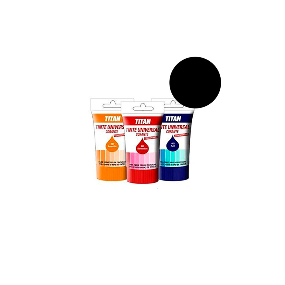 Tinte Titan 250 ml Negro 401