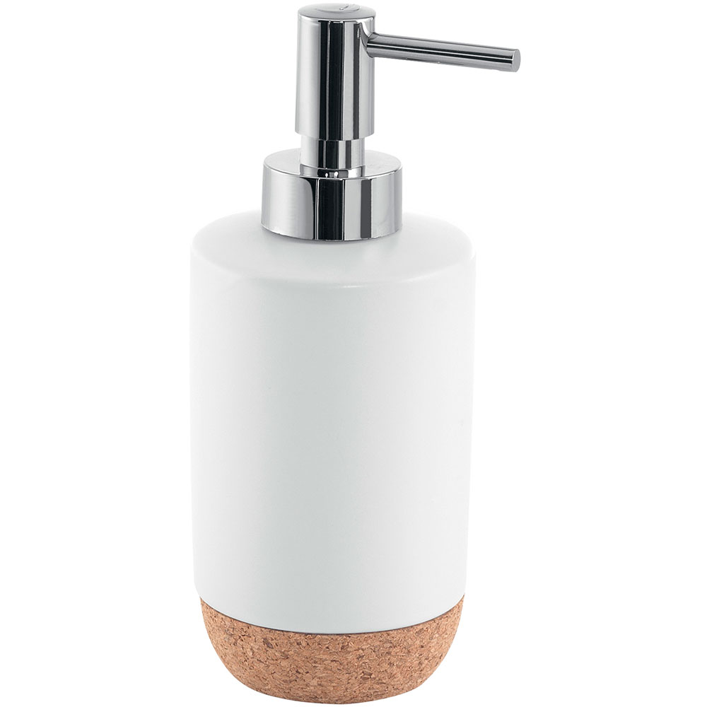 Dispensador de jabón líquido de doble cabeza individual, baño de