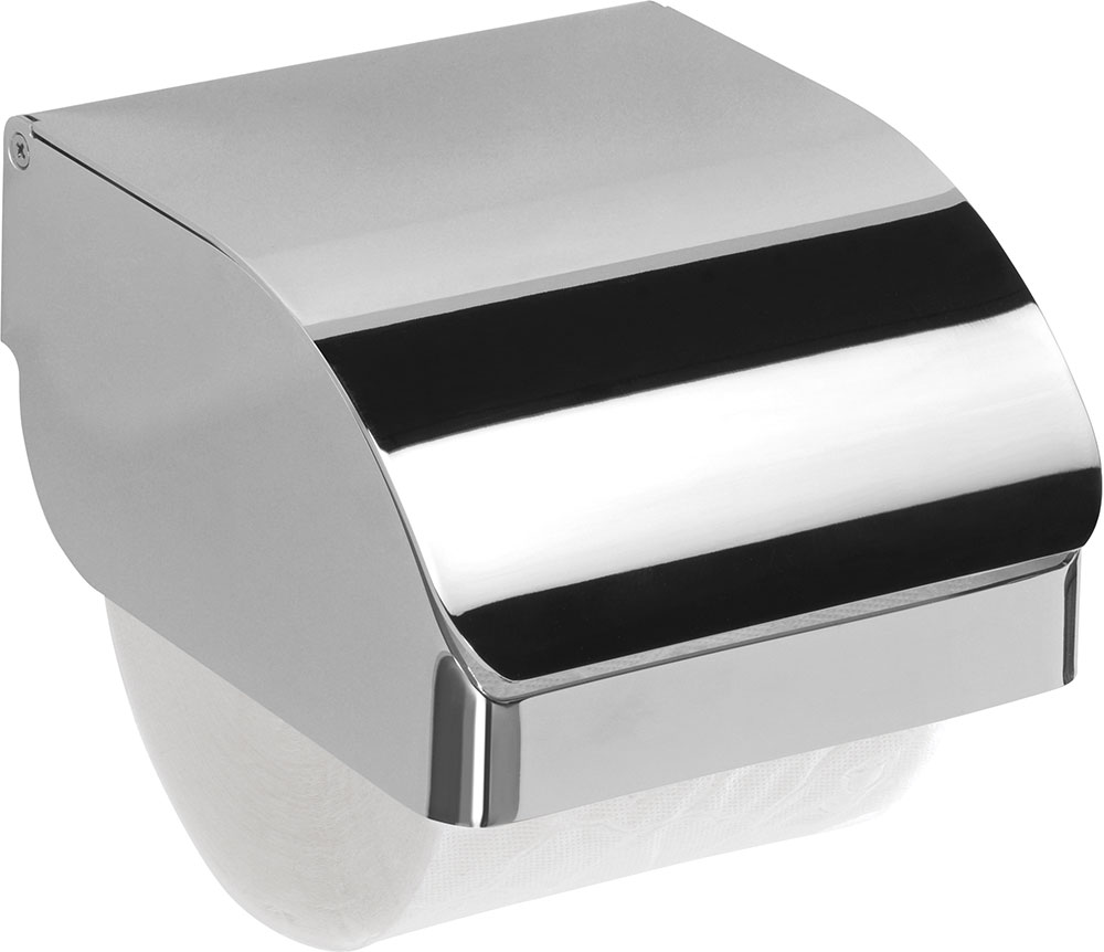 Portarrollo Con Tapa Cromado