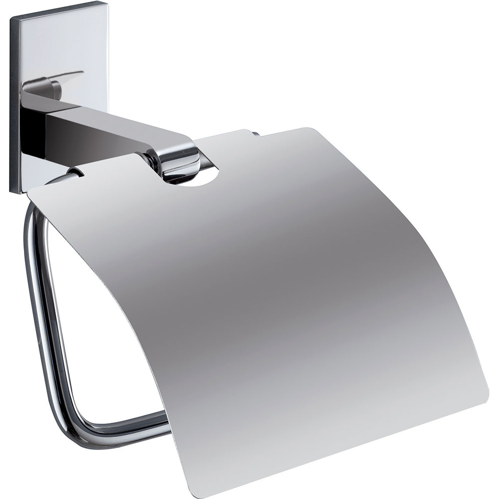 Portarrollo C/Tapa Maine Cromado Blist