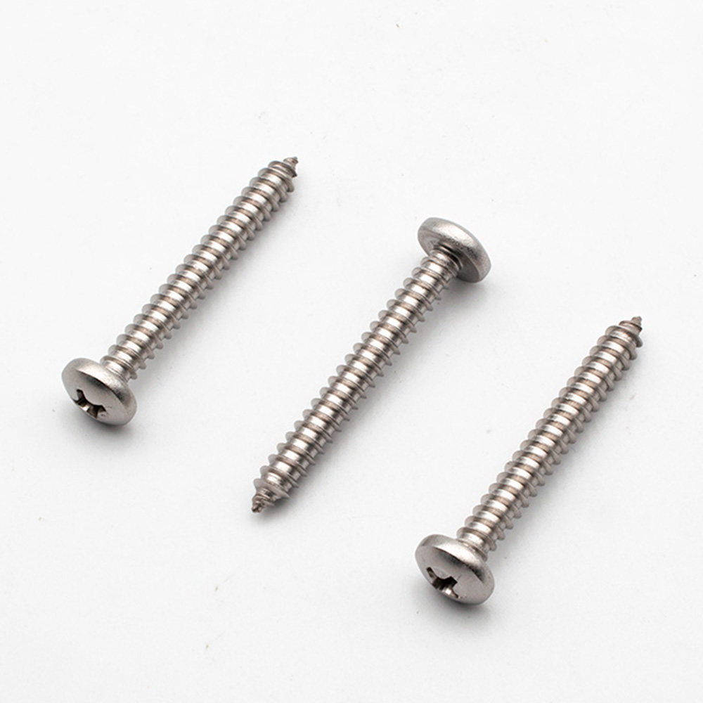 Tornillo Aufil cabeza cilíndrica 304 Din 7981 4,8x38mm. (10u.)