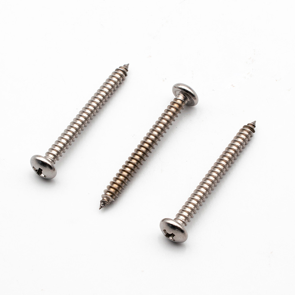 Tornillo Aufil cabeza cilíndrica Inoxidable 304 Din 7981 4,8x45mm. (8u.)