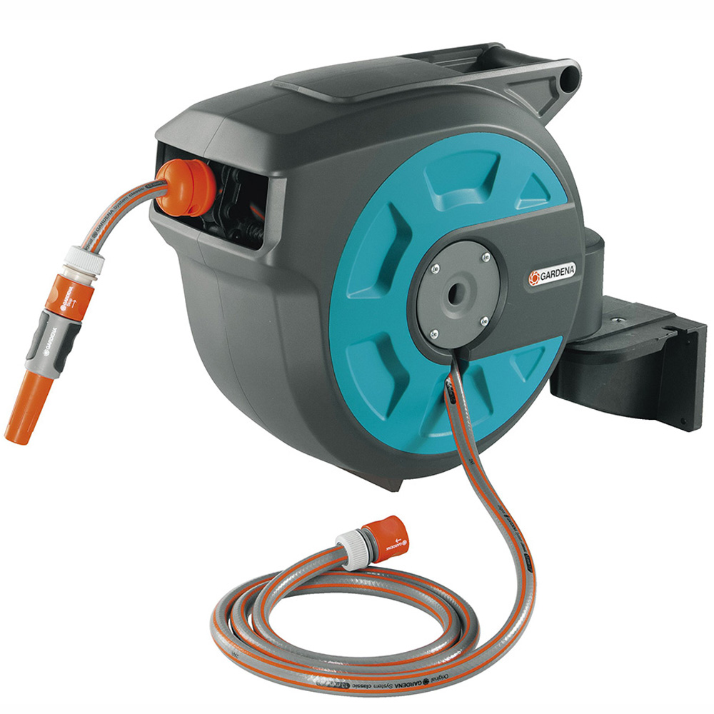 Soporte Portamanguera Mural Roll-Up Automatic 15 m