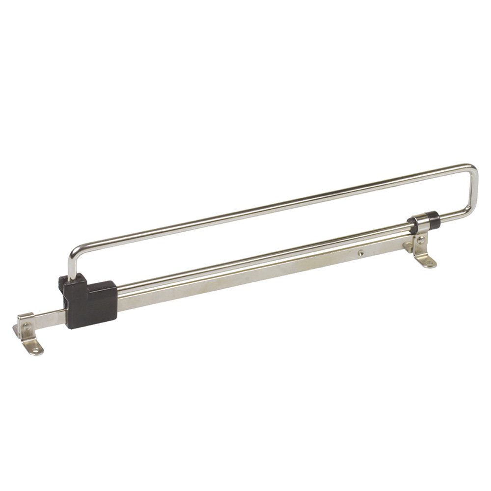 Cuelgaperchas acero cromado brillo instalar armario 300mm. Mod. 12