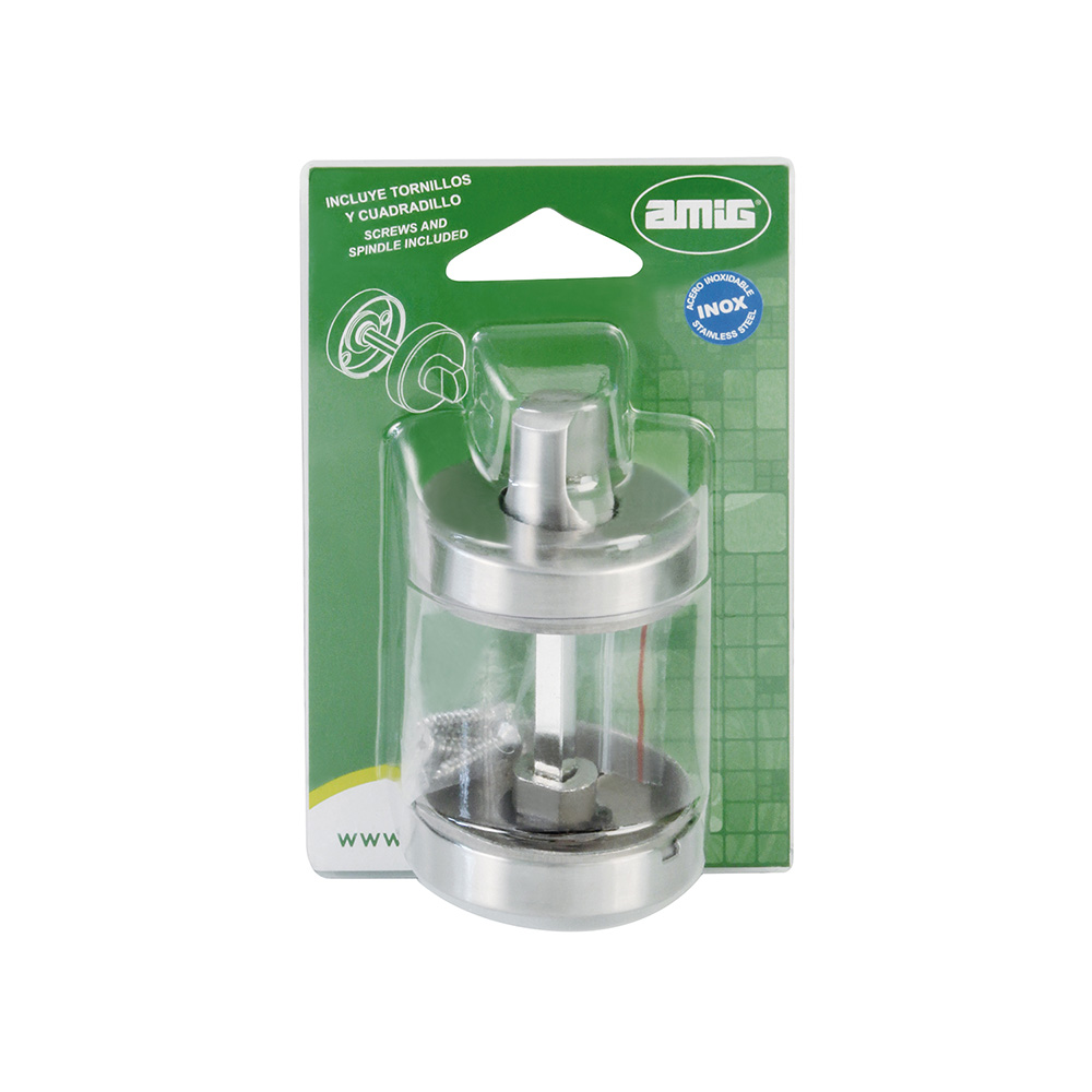 Muletilla de Acero inoxidable 18/8 con desbloqueo exterior diam. 53mm. - Mod. 6D
