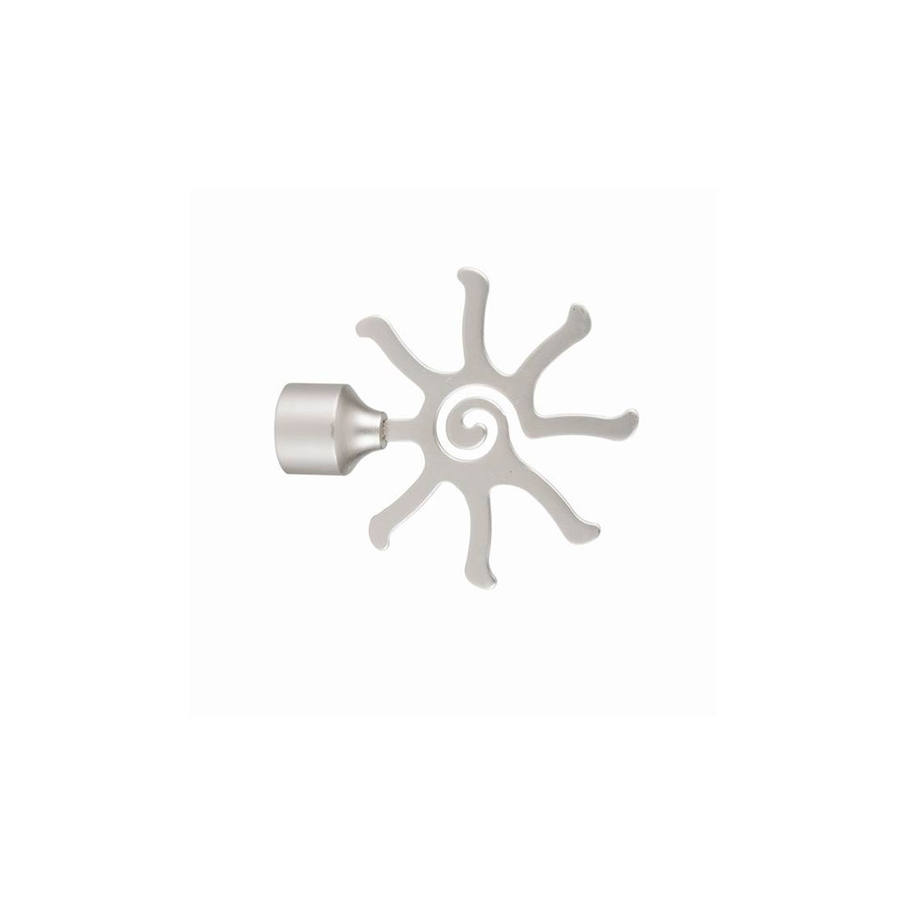 Terminal Metal Sol Plata Tendencias (1Un)