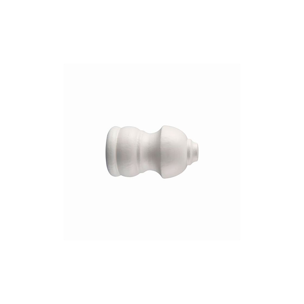 Terminal Standard Madera Blanco 2 Unid. 22Mm.