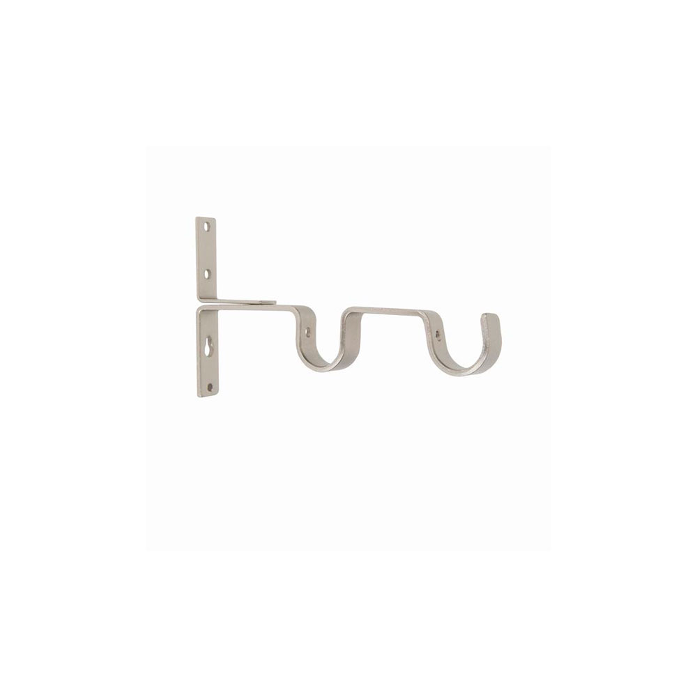 Soporte Doble 22/22 Metal Plata. 22Mm Ferro-Wood