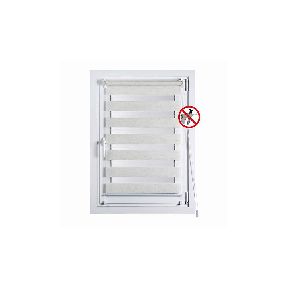 Estor Enrollable Noche Y Dia Clip&Fix N&D Lino 150x180Cm