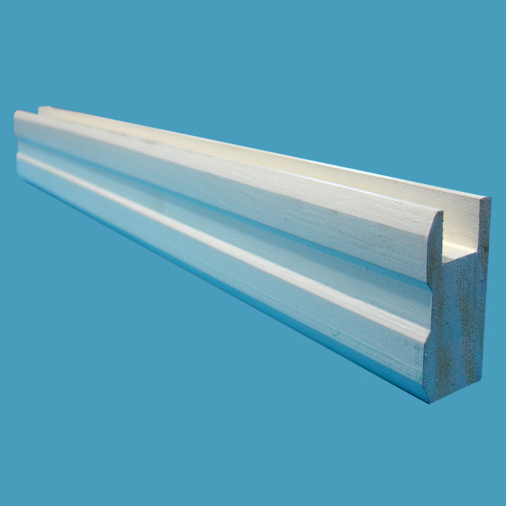 Remate Madera -U- Blanco 10Mm De 2440 Mm