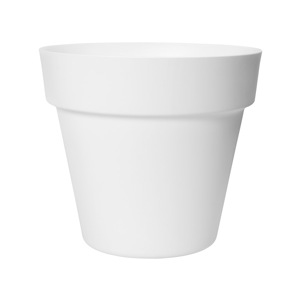 Maceta Paris Flowerpot Blanco 25cm