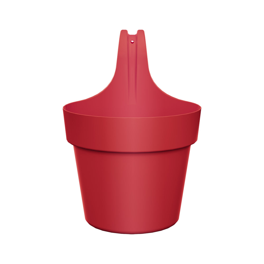 Maceta Balcón París Rojo Oscuro Single