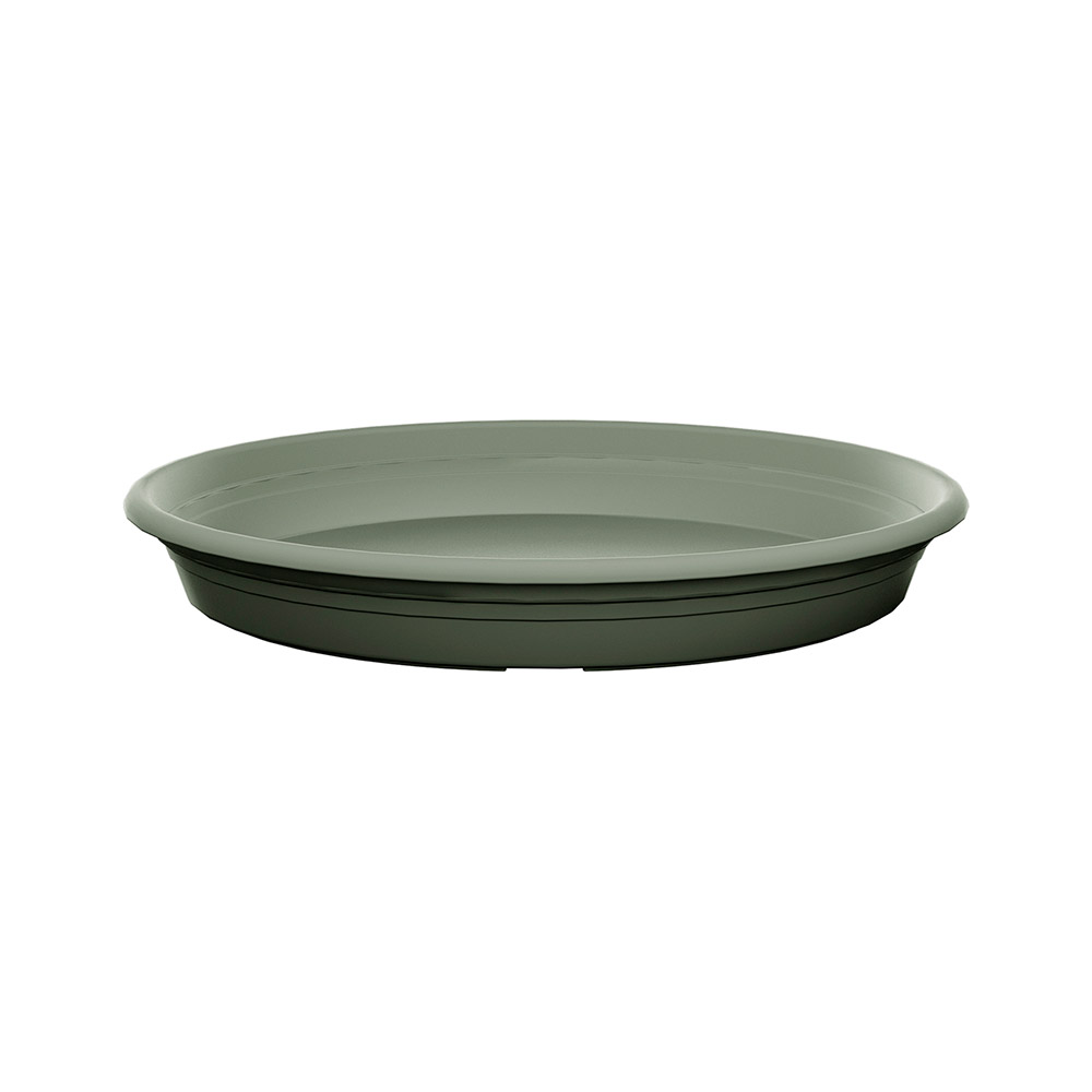 Plato Universal Redondo Verde Oliva 25cm