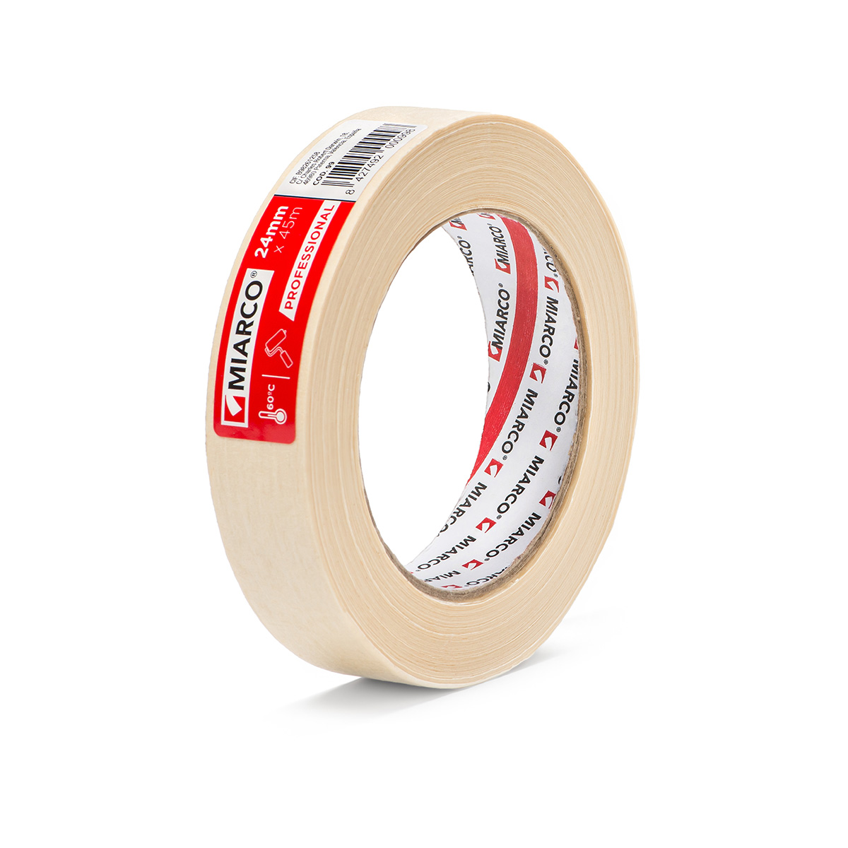 Cinta adhesiva Krepp Miarco 24mm X 45m