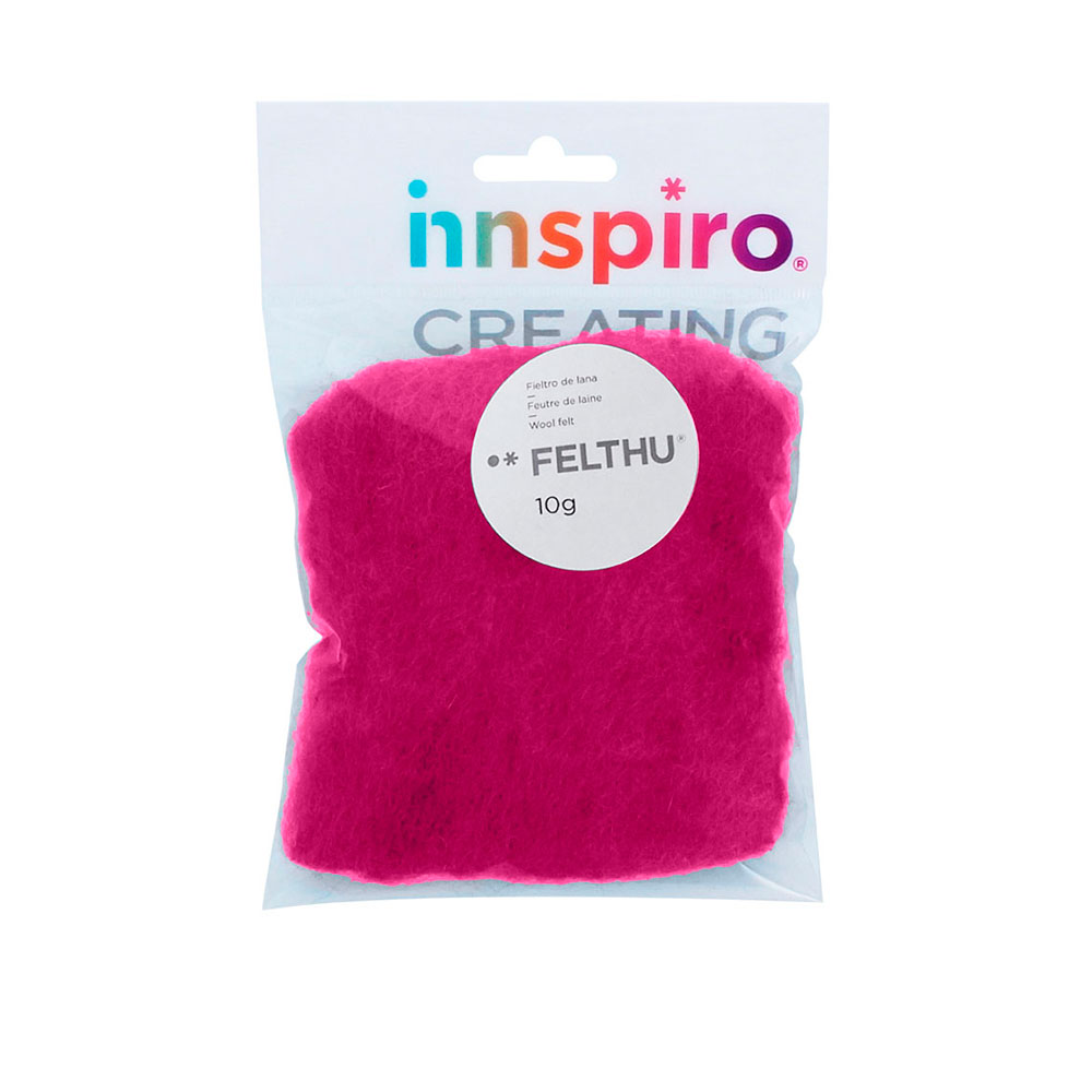 Fieltro De Lana  Felthu Fucsia 10 Gr