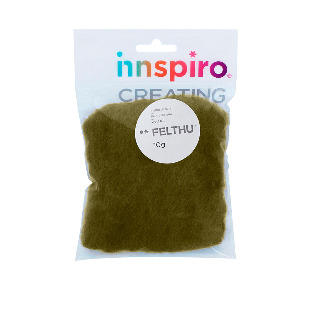 Fieltro De Lana  Felthu Verde Musgoso 10 Gr