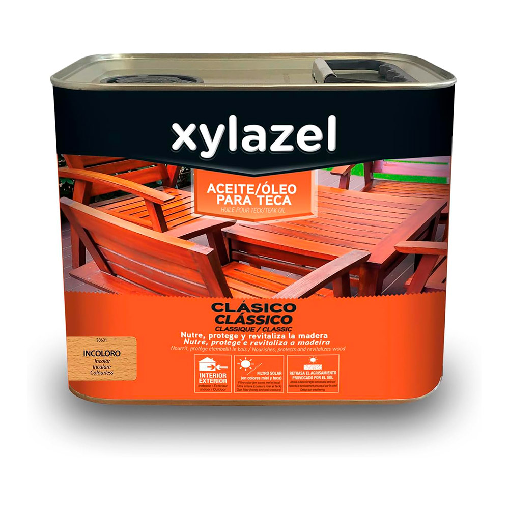 Xylazel Aceite Teca Incoloro 2,5 l