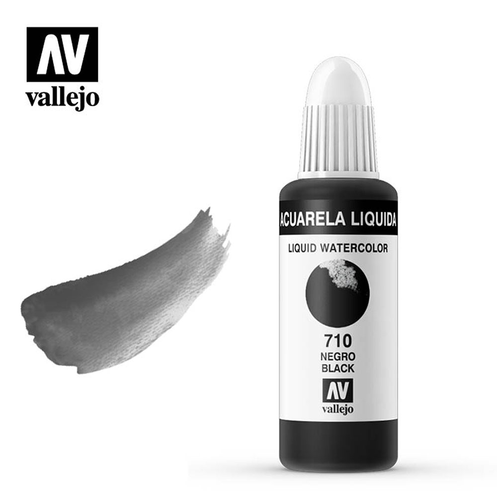 Acuarela Líquida Negro 32 ml