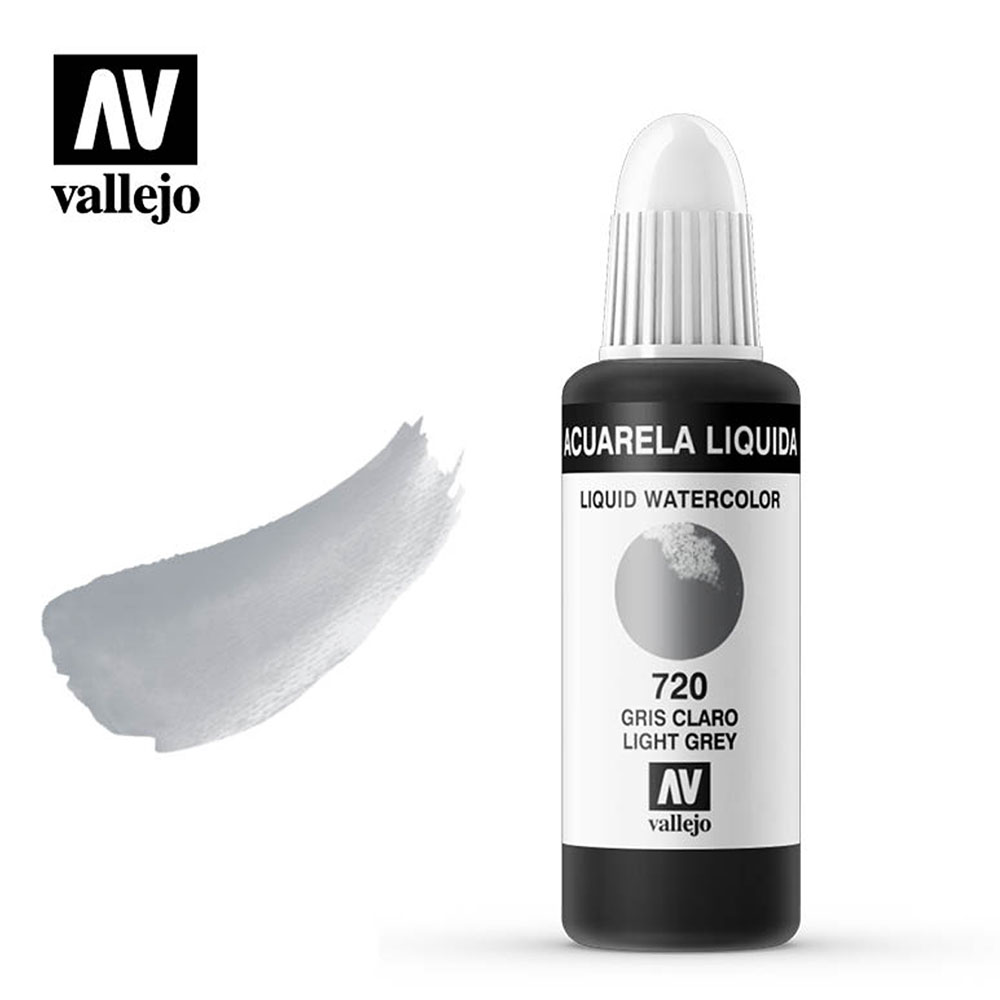 530 Verde intenso acuarela liquida Vallejo 32 ml.