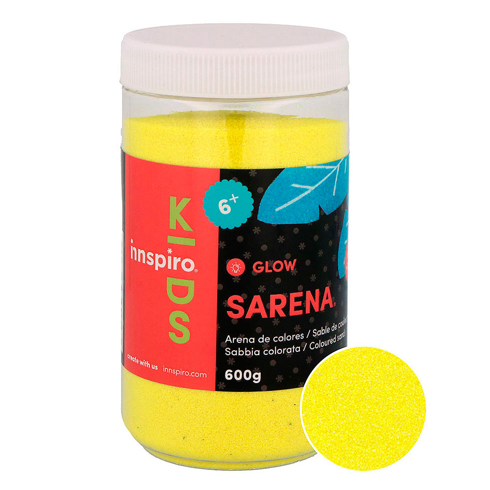 Arena Fosforescente 600 Gr. Amarilla Z1760