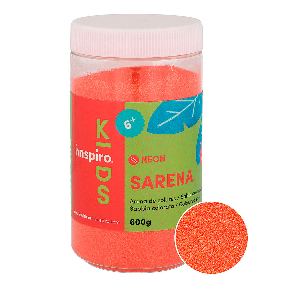 Arena Neon Rojo 600 Gr. Z1750
