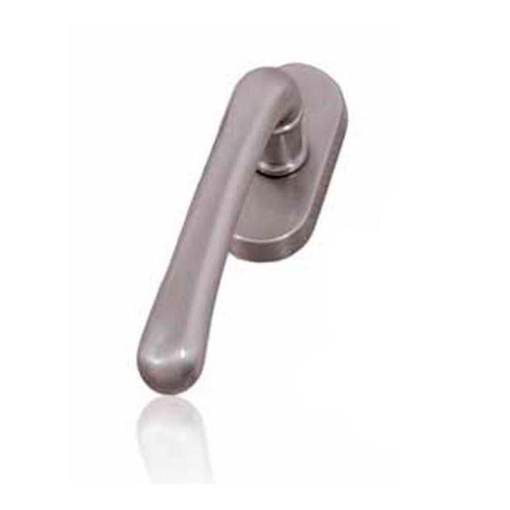 Maneta Grisán con Placa Armario Níquel Satinado Mod.3401