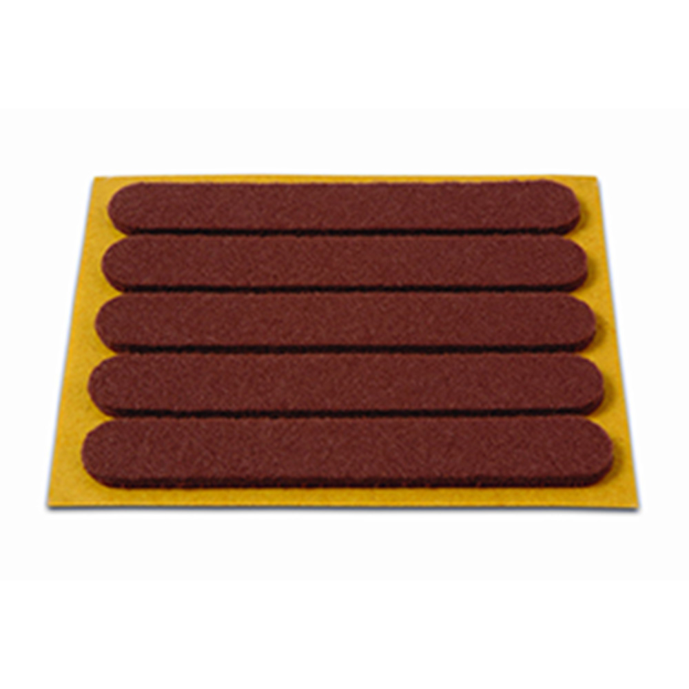 Deslizadores 13x91 Mm / Marrón. Blister 5 Tiras