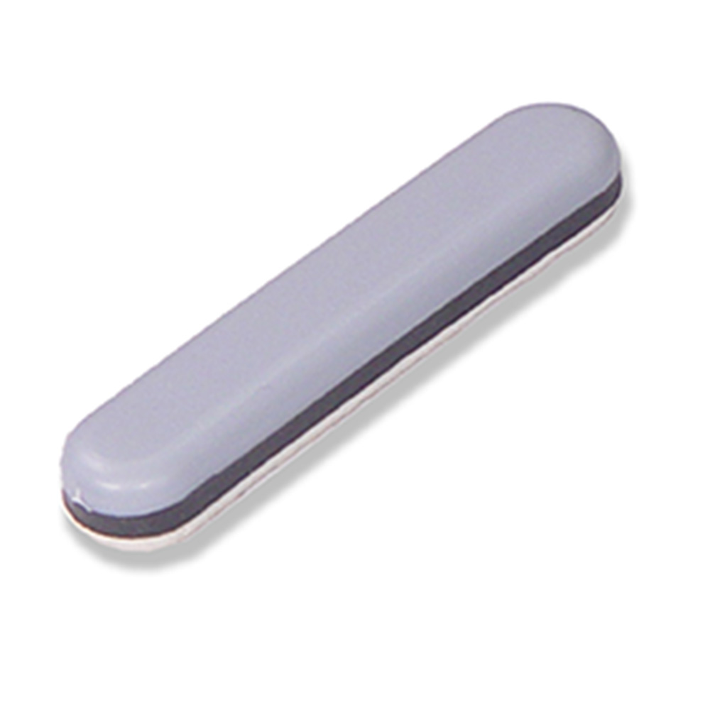 Deslizadores Para Muebles 15x75 Mm Adhesivo / Gris. Blister 4 Uds.