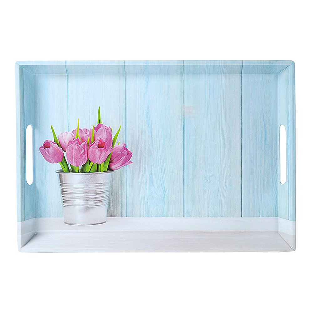 Bandeja Servir Tulipas Plástico