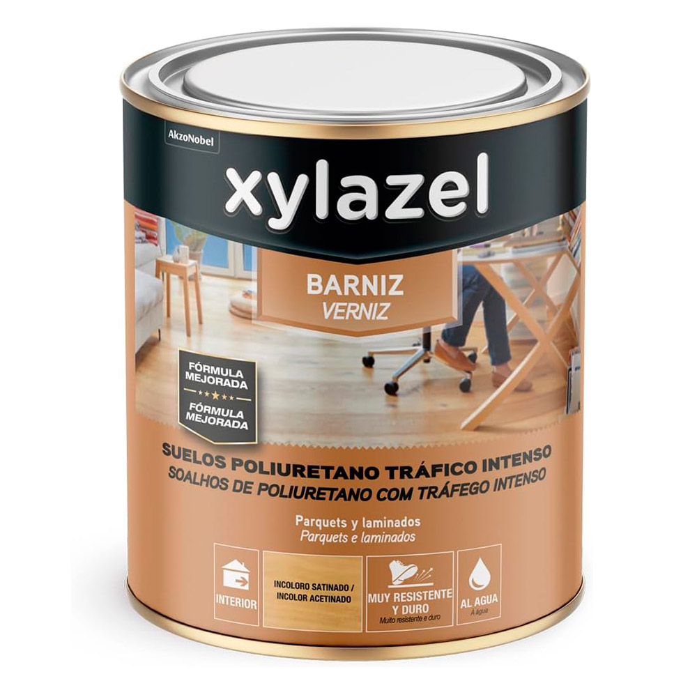 Xylazel Barniz Poliuretano Suelos Mate Incoloro 750 ml