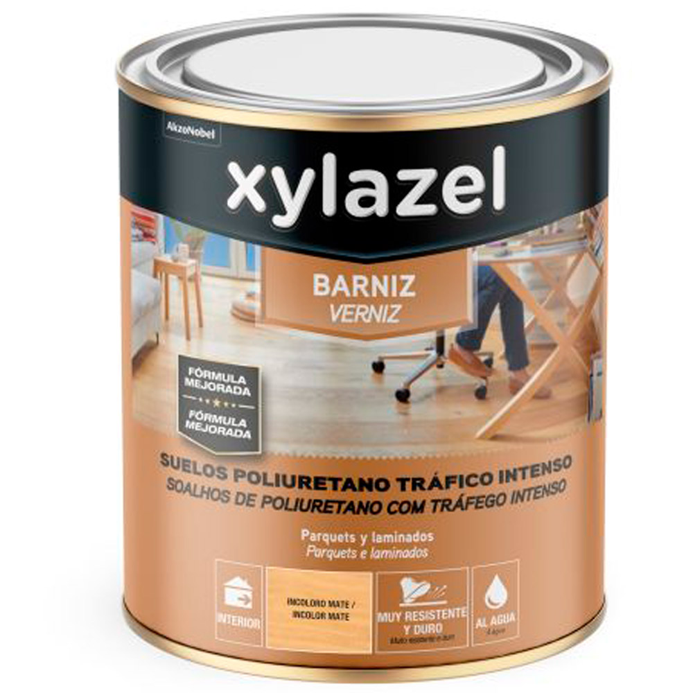 Xylazel Barniz Poliuretano Suelos Mate 2,5 l