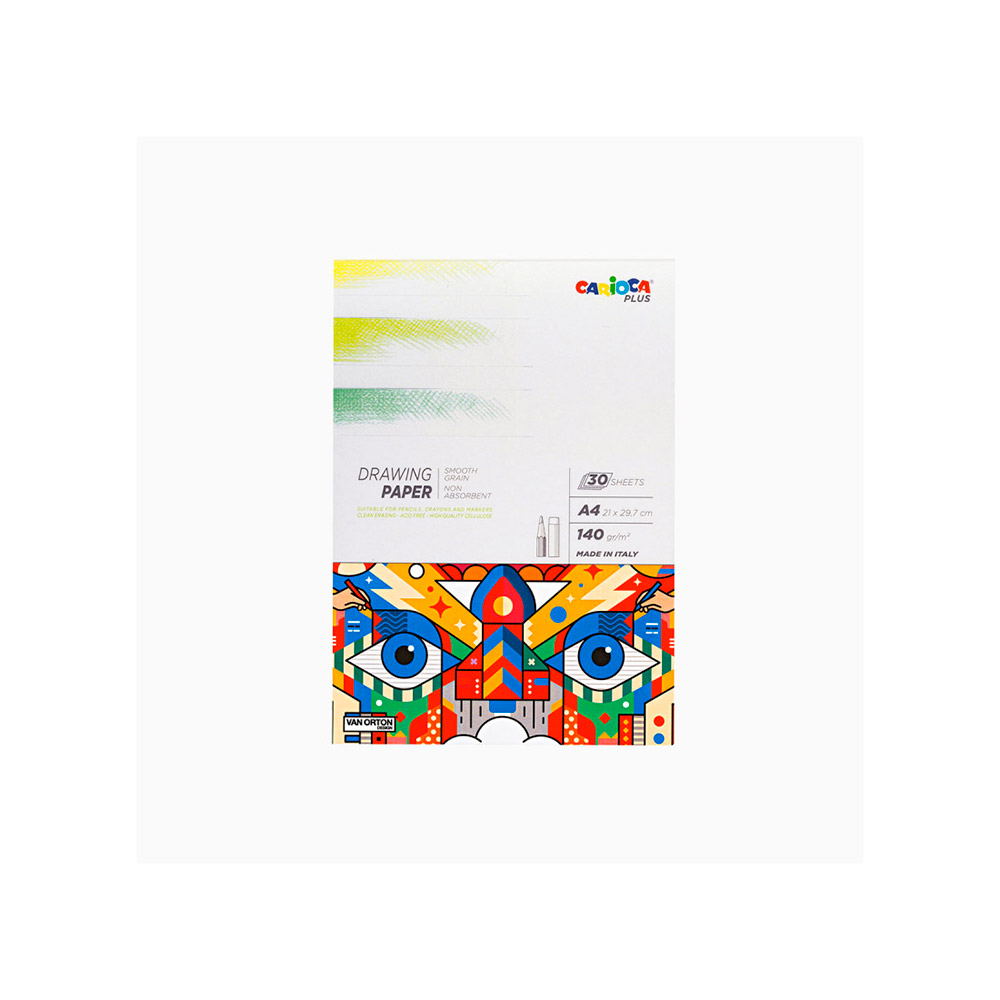 Bloc de Papel para Dibujo A4 30 Hojas 140gr