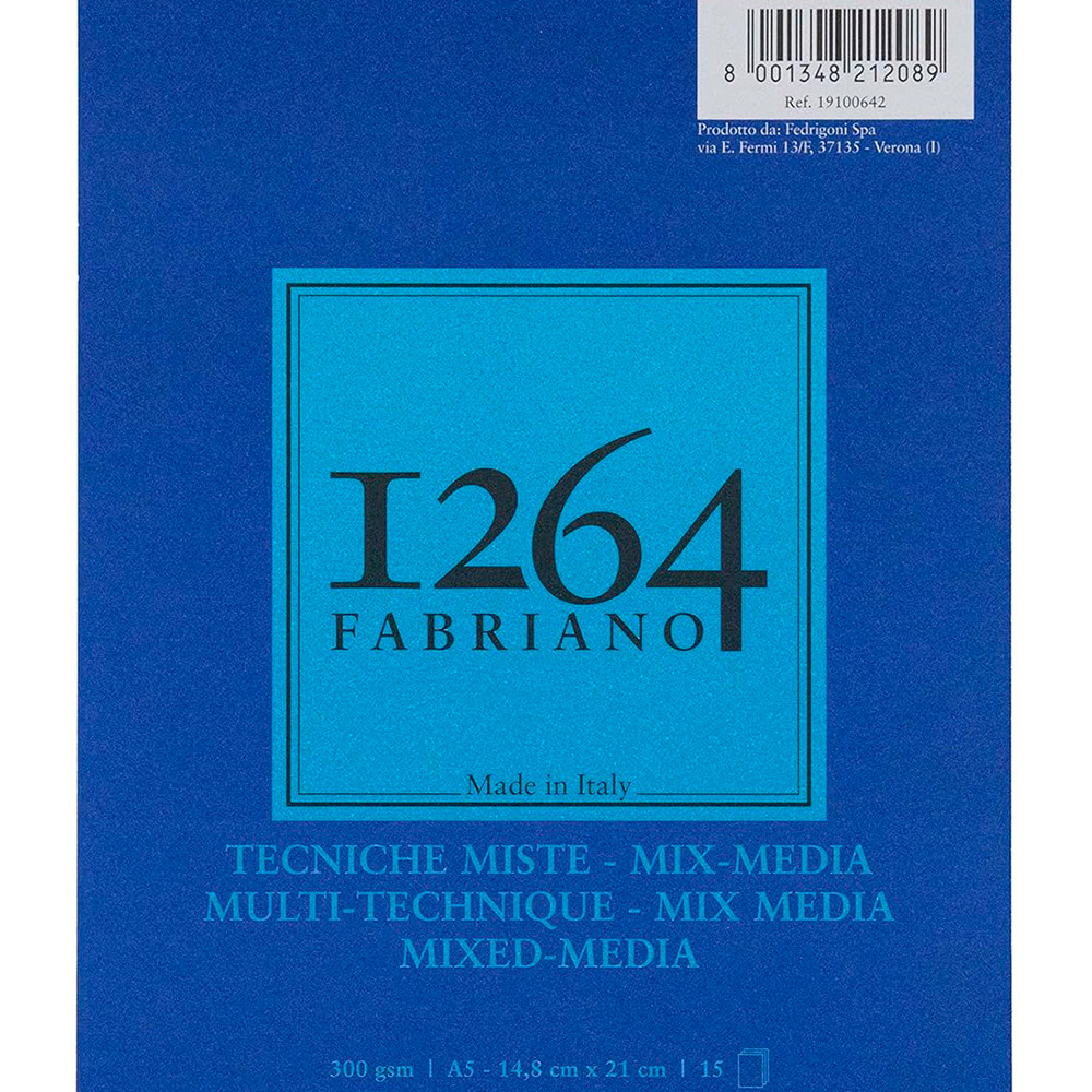 Bloc Mix Media A5 300g Spi. 15sh