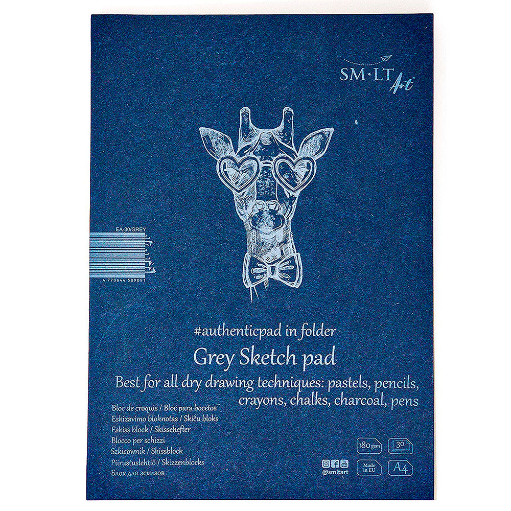 Bloc para Dibujo Papel Color Gris 180 g Din A4
