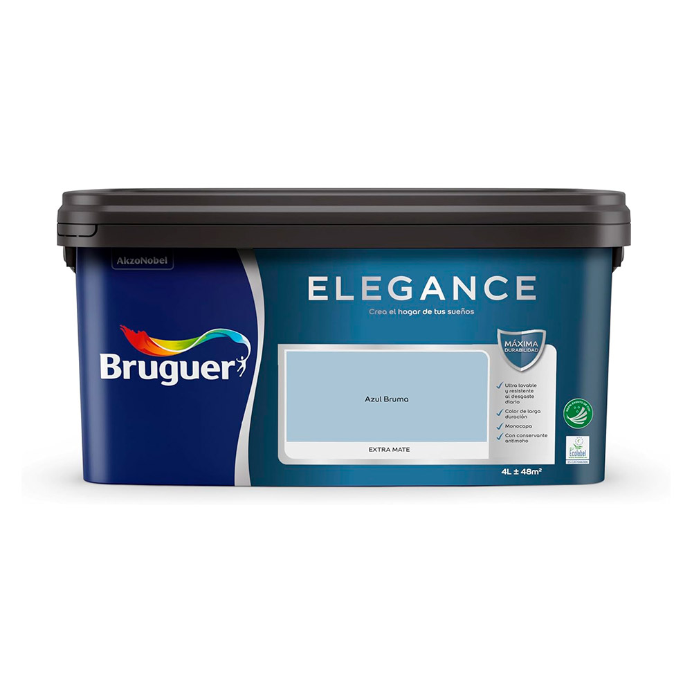 Pintura Bruguer Elegance Azul Bruma 4 l