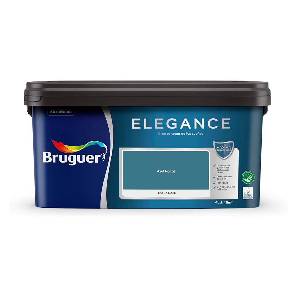 Pintura Bruguer Elegance Azul Naval 4 l