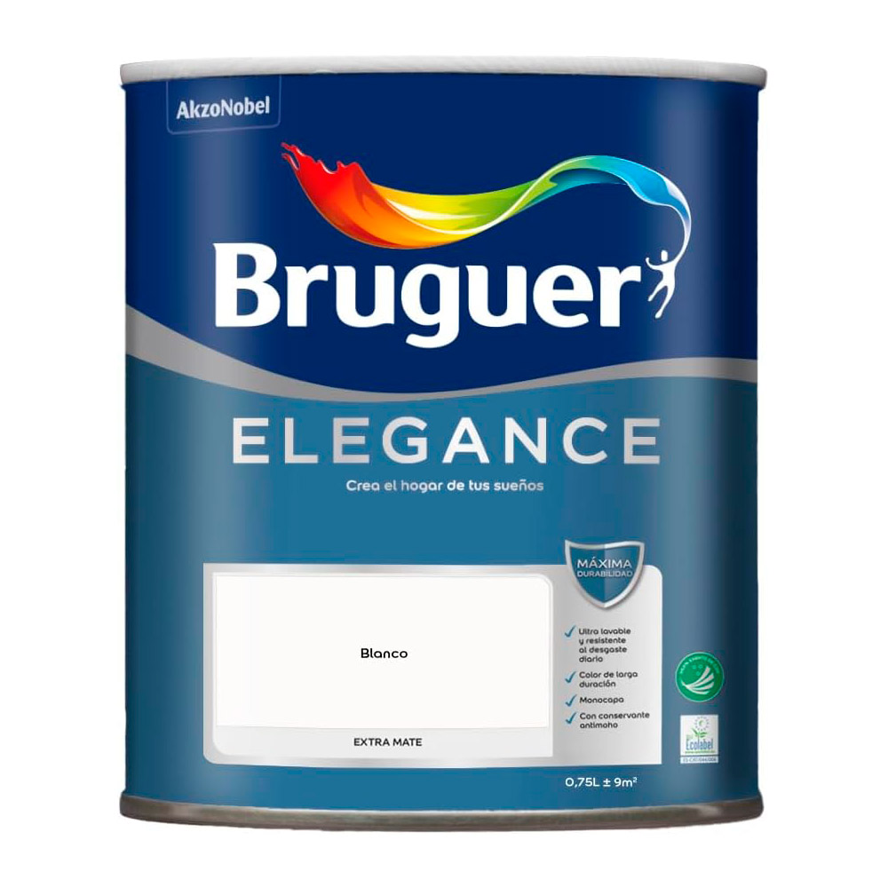Pintura Bruguer Elegance Blanco 750 ml