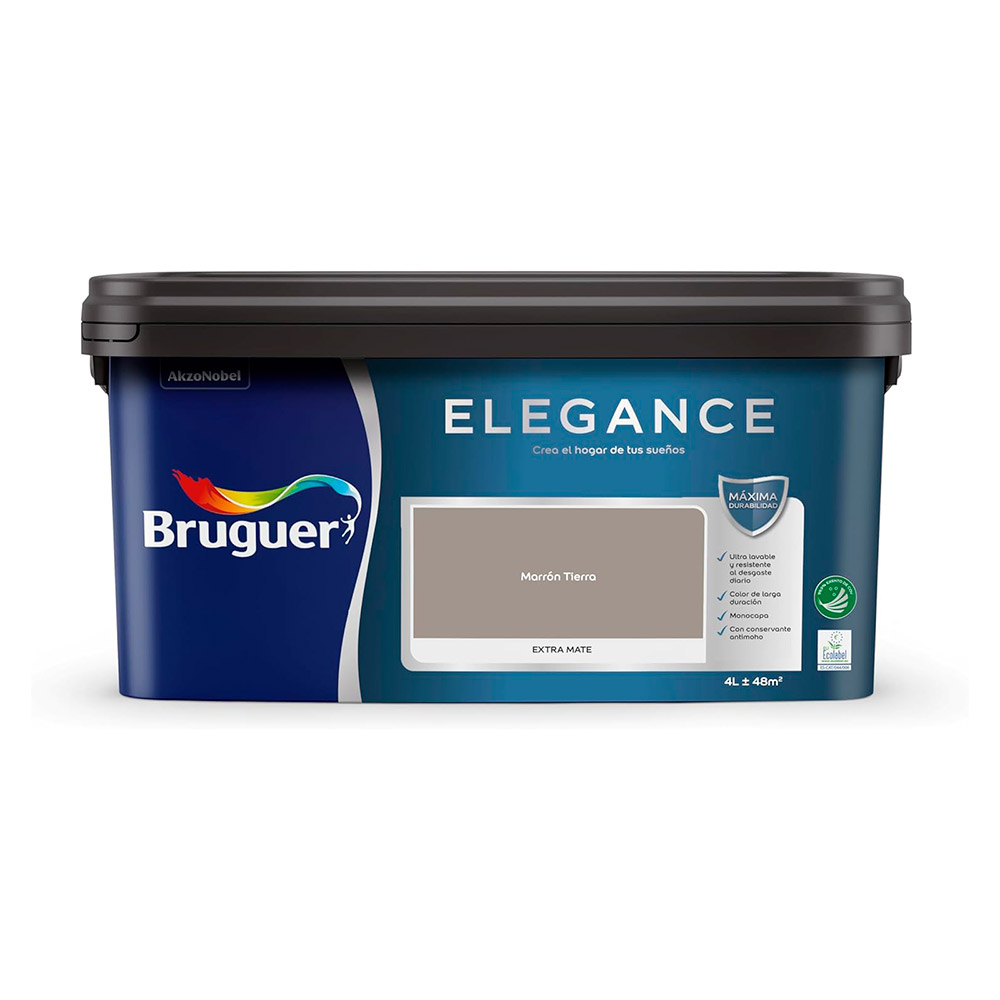 Pintura Bruguer Elegance Marrón Tierra 4 l