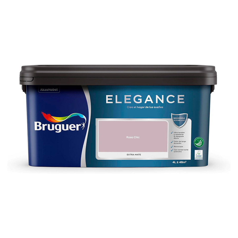 Pintura Bruguer Elegance Rosa Chic 4 l