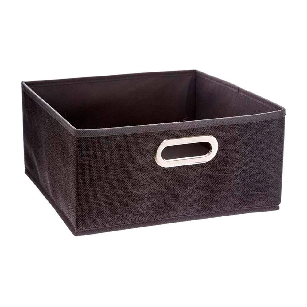 Caja Almacenaje Gris Oscuro 31x31x15cm