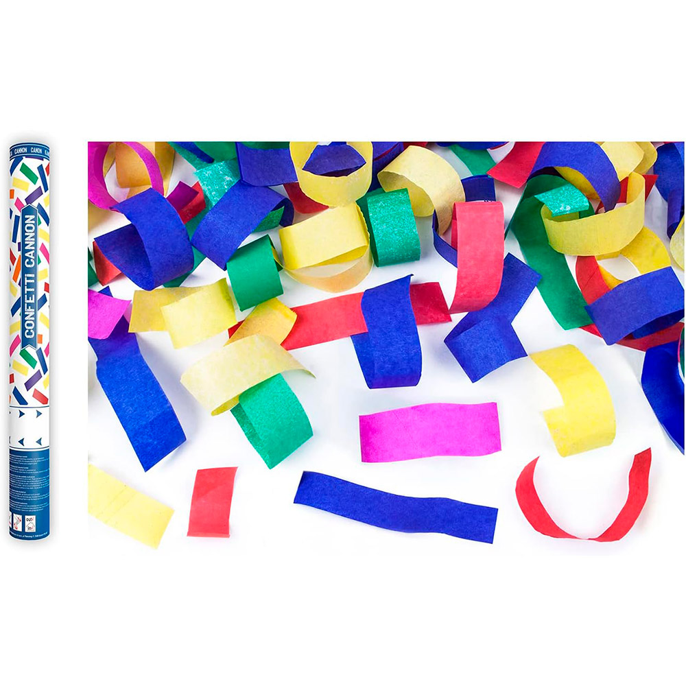 Cañón Confeti y Serpentinas 40 cm
