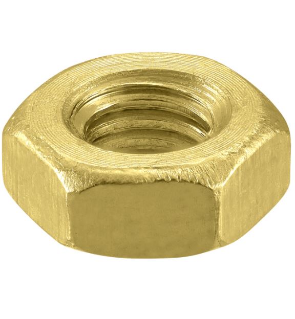 Tuerca Hexagonal Latón M6 DIN 934 (16u.)