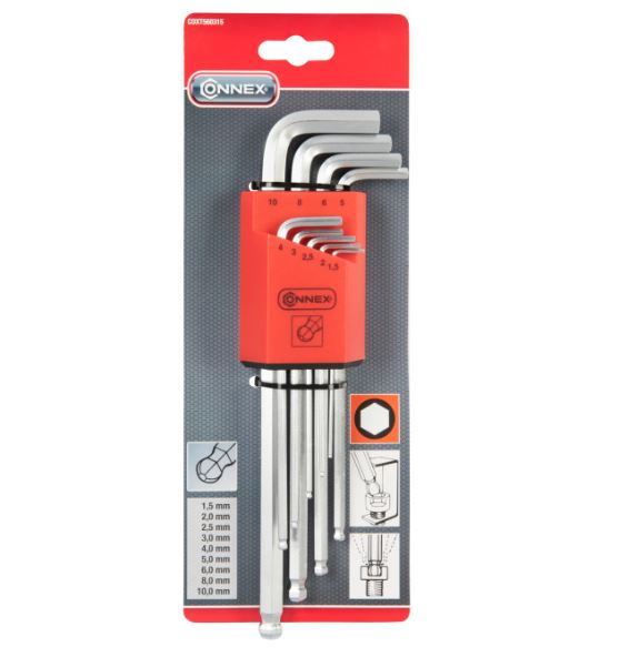 Llave Allen Juego, 9-Piezas