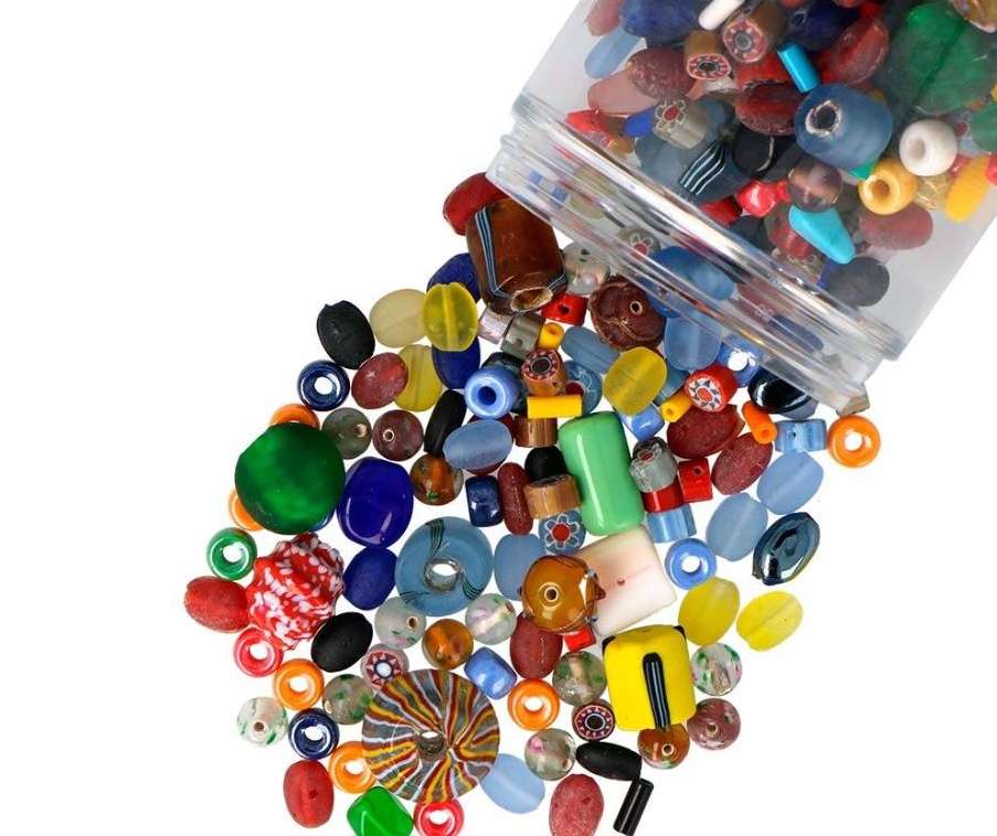 21 Cuenta Vidrio Mixta Color 300g