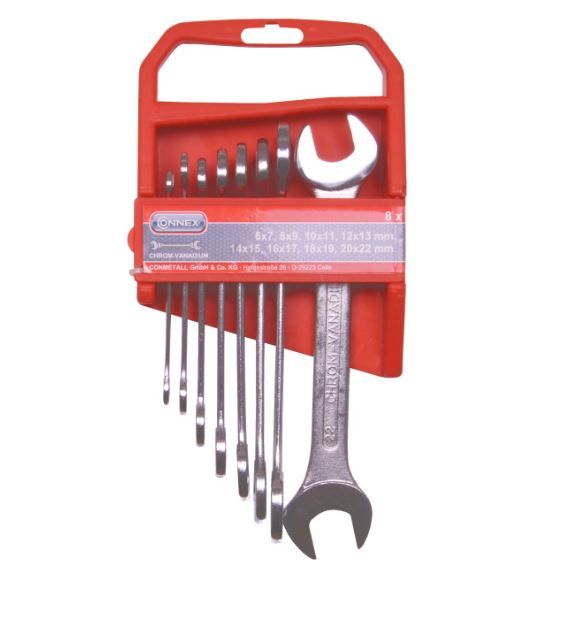 Llave Fija Juego 8 Piezas