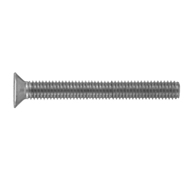 Tornillo Cabeza Plana M6x25mm Vz (80 piezas)