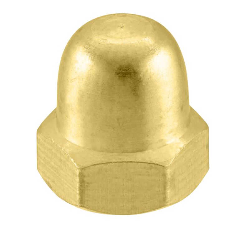 Tuerca Ciega Latón M6 Cuzn,Vcr 1587 (6u.)