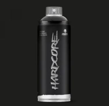 Mtn Hardcore 2 Negro Satinado 400ml