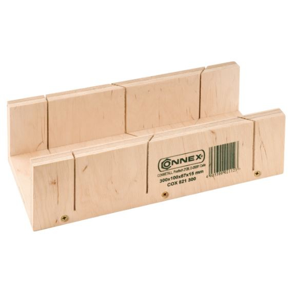 Caja de Ingletes Madera Ms 300x100x67mm.