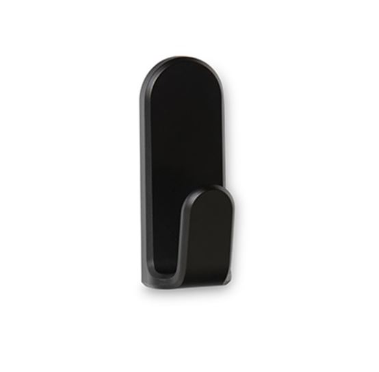 Colgador adhesivo Taga negro 65 x 25 x 25 mm (2 uds.)